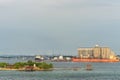 Pulau Khayangan island in front of Makassar port, South Sulawesi, Indonesia