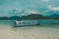 boat on Mandeh Island, West Sumatra Royalty Free Stock Photo