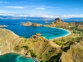 Pulau Padar island and Komodo Island