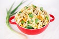 Pulav pilaf fried rice with meat