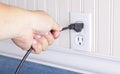 Pull the Plug Royalty Free Stock Photo