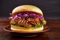 Pulled pork burger