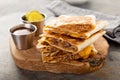 Pulled pork quesadillas