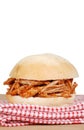 Pulled pork sandwich Royalty Free Stock Photo