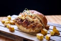 Pulled pork tapa Royalty Free Stock Photo