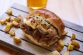 Pulled pork tapa Royalty Free Stock Photo