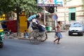 Pulled rickshaw, Kolkata, India