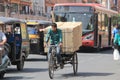 Pulling a Rickshaw in heat