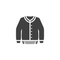 Pullover sweater vector icon Royalty Free Stock Photo