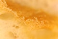 Pulp of bread Texture background. Slice section. Corner Royalty Free Stock Photo