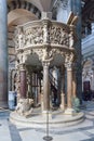 The pulpit of Giovanni Pisano in the Pisa Cathedral