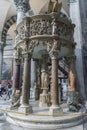 The pulpit of Giovanni Pisano in the Pisa Cathedral