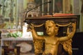 Pulpit in the Italian church Royalty Free Stock Photo