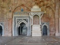 Pulpit at Ancient Jami Mosque Mandav Royalty Free Stock Photo