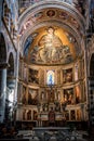 The pulpit of the Pisa Cathedral Dome on Piazza dei Miracoli in Pisa