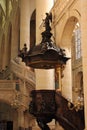 Pulpit, Saint Etienne du Mont Church, Paris Royalty Free Stock Photo