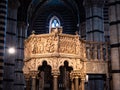 Pulpit in Siena Cathedral, Italy