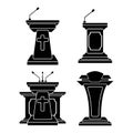 Pulpit symbol icon,logo vector illustration design template Royalty Free Stock Photo