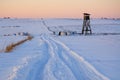 Pulpit to hunt for the winter field