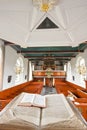 Pulpit view inside the church