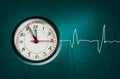 Puls clock Royalty Free Stock Photo