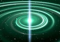 Pulsar highly magnetized, rotating neutron star Royalty Free Stock Photo