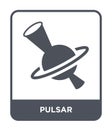 pulsar icon in trendy design style. pulsar icon isolated on white background. pulsar vector icon simple and modern flat symbol for