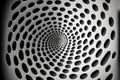 Pulsating Concentric Circles Abstract Background, Generative AI