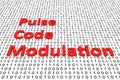 Pulse code modulation Royalty Free Stock Photo