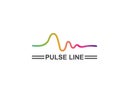 pulse line,equaizer and sound effect ilustration logo vector icon Royalty Free Stock Photo