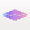 Pulse Music Player. Audio Wave Logo. Equalizer