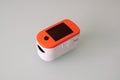 Pulse Oximeter digital portable device for monitoring blood oxygen saturation and heart rate.