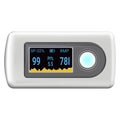 Pulse Oximeter, finger medical device icon. Corona virus Covid protect equipment. Health care icon for blood saturation