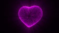 Pulsing Pink Heart.