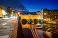 Pulteney bridge in Bath city, England Royalty Free Stock Photo