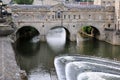 Pulteney Bridge in Bath England