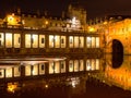 Pulteney Bridge and Weir in the City of Bath Royalty Free Stock Photo