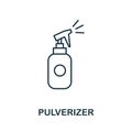 Pulverizer icon. Simple element from personal hygiene collection. Creative Pulverizer icon for web design, templates