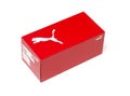 Puma brand shoe box, red