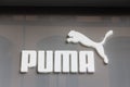 Puma logo on Puma`s shop