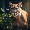 Ai Generated illustration Wildlife Concept of Puma Royalty Free Stock Photo