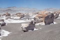 The pumice stone field at the Puna de Atacama, Argentina