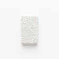 Pumice-stone on the white background Royalty Free Stock Photo