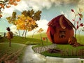 Pumkin Cottage Royalty Free Stock Photo