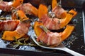 Pumkin gaps with bacon and sage