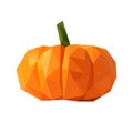 Pumkin in lowpoly art