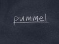 Pummel Royalty Free Stock Photo