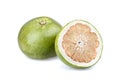 Pummelo (Citrus grandis) - half cut Royalty Free Stock Photo