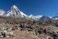 Pumori mountain landscape