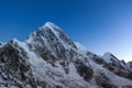 Pumori mountain peak on the famous Everest Base.